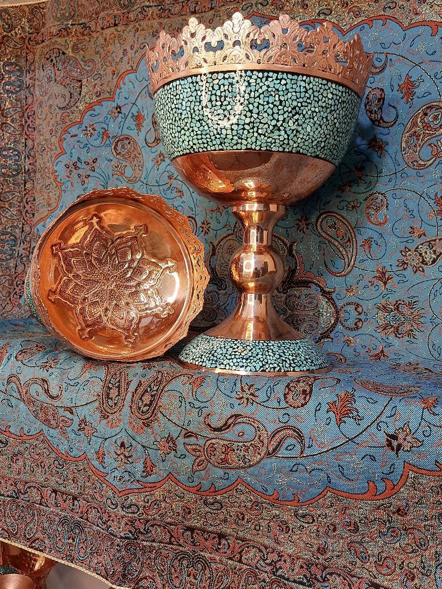 آجیل خوری فیروزه سایز 20 — تصویر ۵
