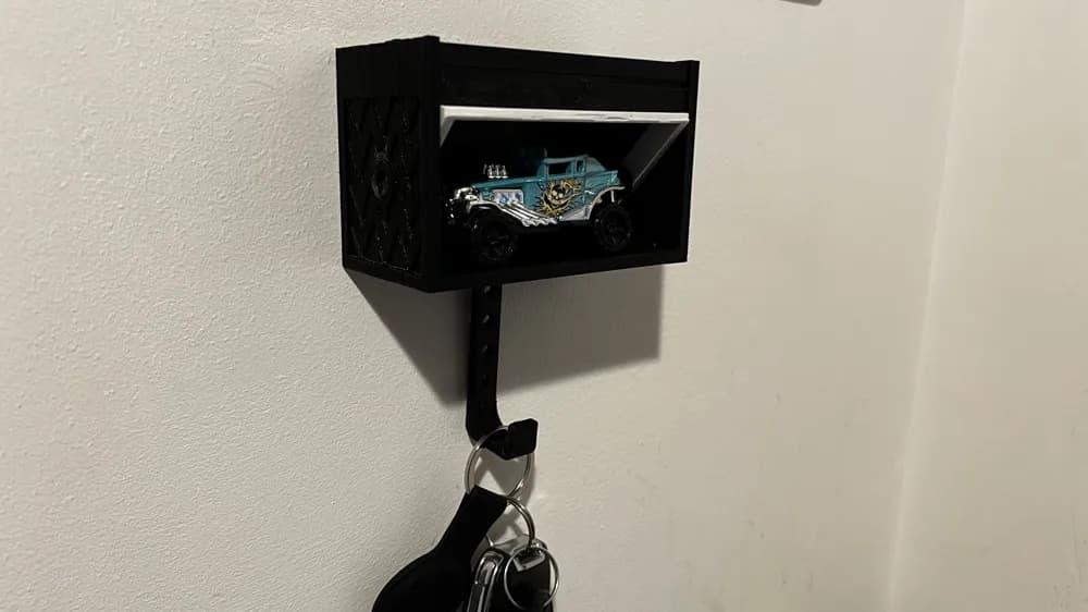 جاکلیدی دیواری ماشین طرح گاراژ کد 289 — تصویر ۳