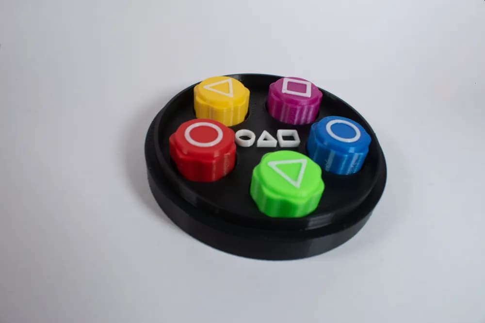 بازی گونگی اسکوییدگیم با جعبه گرد Gonggi Squid Game کد268 — تصویر ۹