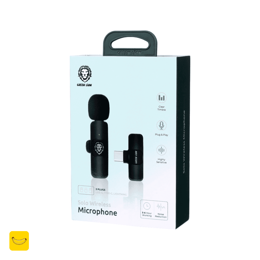 میکروفون بی سیم یقه ای گرین لاین مدل solo wireless — تصویر ۲