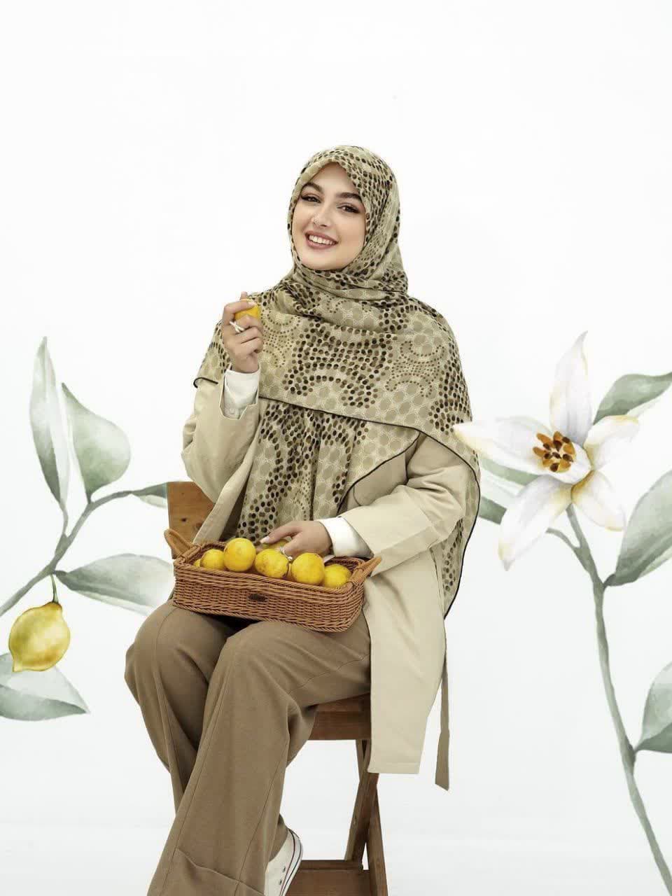 روسری کشمیر طرح کلوین کلاین