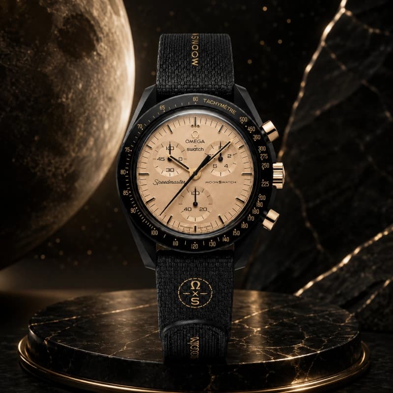 امگا × سواچ MoonSwatch Mission to the Moon 1969 | رفرنس SSX01B700 — تصویر ۲