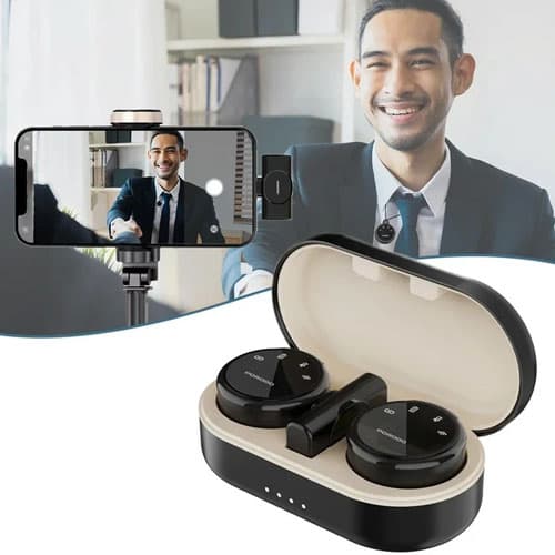 میکروفون تولید محتوا پرودو لاوالایر (Porodo Microphone Professional Lavalier) — تصویر ۴