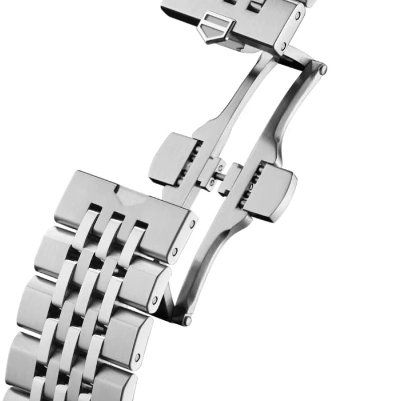 تگ هویر Carrera Chronograph 39 استیل | صفحه آبی و بند استیل Beads-of-Rice | رفرنس CBS2212.BA0048 — تصویر ۱۲