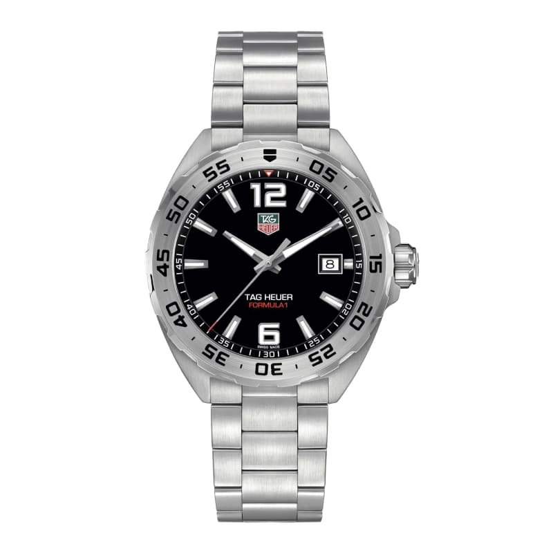تگ هویر Formula 1 Date Quartz 41 استیل | صفحه مشکی| بزل مشکی و بند استیل | رفرنس WAZ1110.BA0875 — تصویر ۶