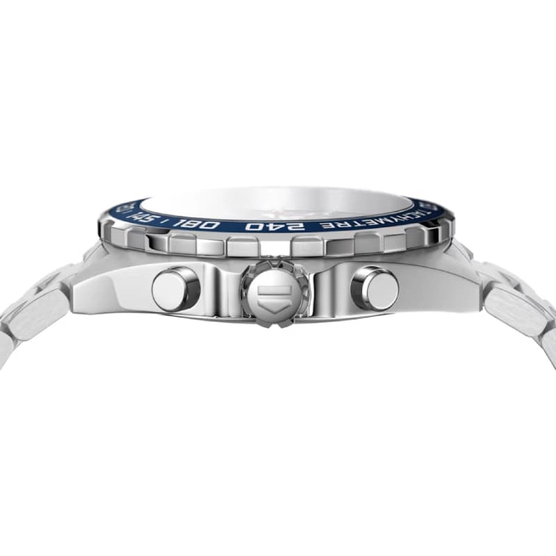 تگ هویر Formula 1 Chronograph Quartz 43 استیل | صفحه آبی | بزل آبی تیره و بند استیل | رفرنس CAZ1014.BA0842 — تصویر ۴