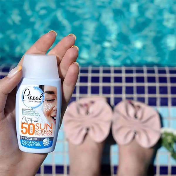 ضدآفتاب پیکسل SPF50، حجم ۵۰ میل بیرنگ کد 2018 — تصویر ۵