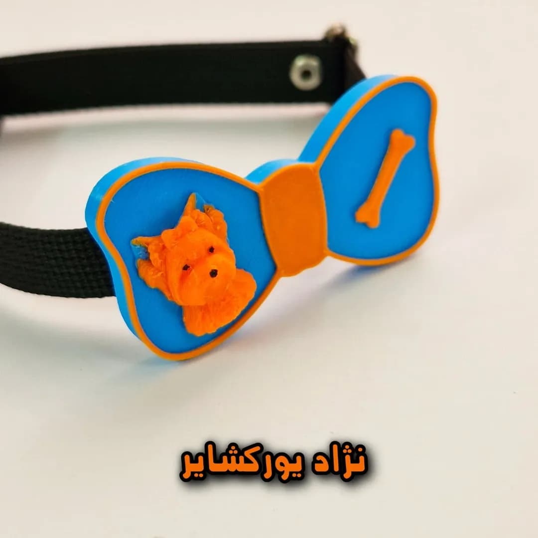 قلاده پاپیونی سگ و گربه سایز 1 کد208 — تصویر ۱۱