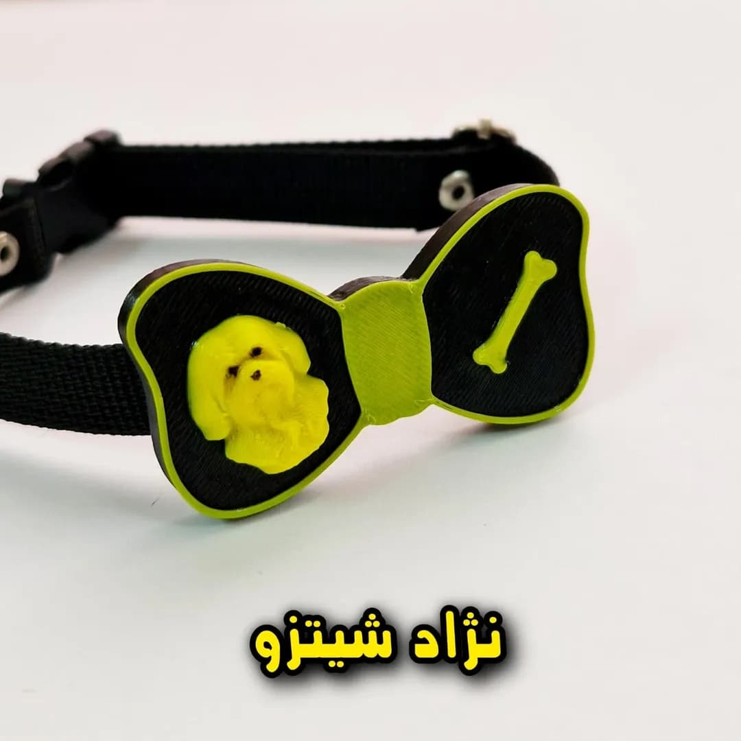قلاده پاپیونی سگ و گربه سایز 1 کد208 — تصویر ۶