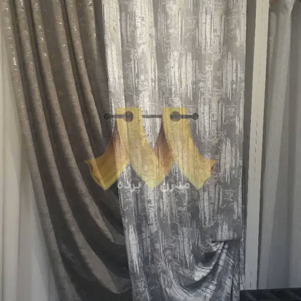 پرده کلاسیک دکور دوبل پلیسه — تصویر ۴