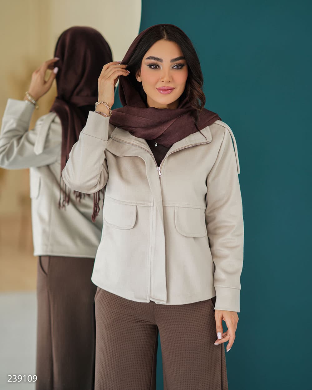 پالتو زنانه مدل هیژا کد 5002391
