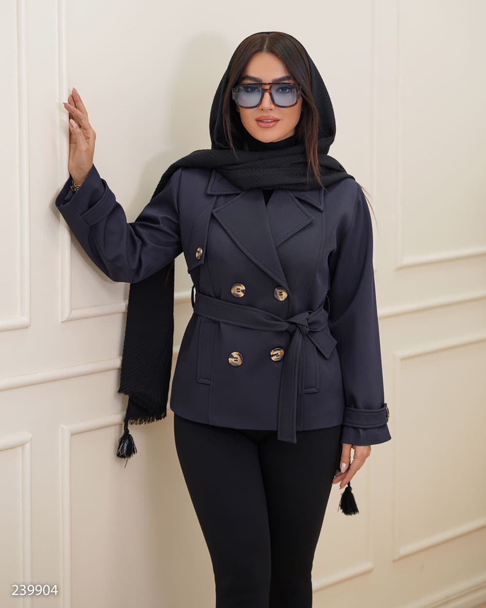 بارانی زنانه مدل آژوان کد 5002399
