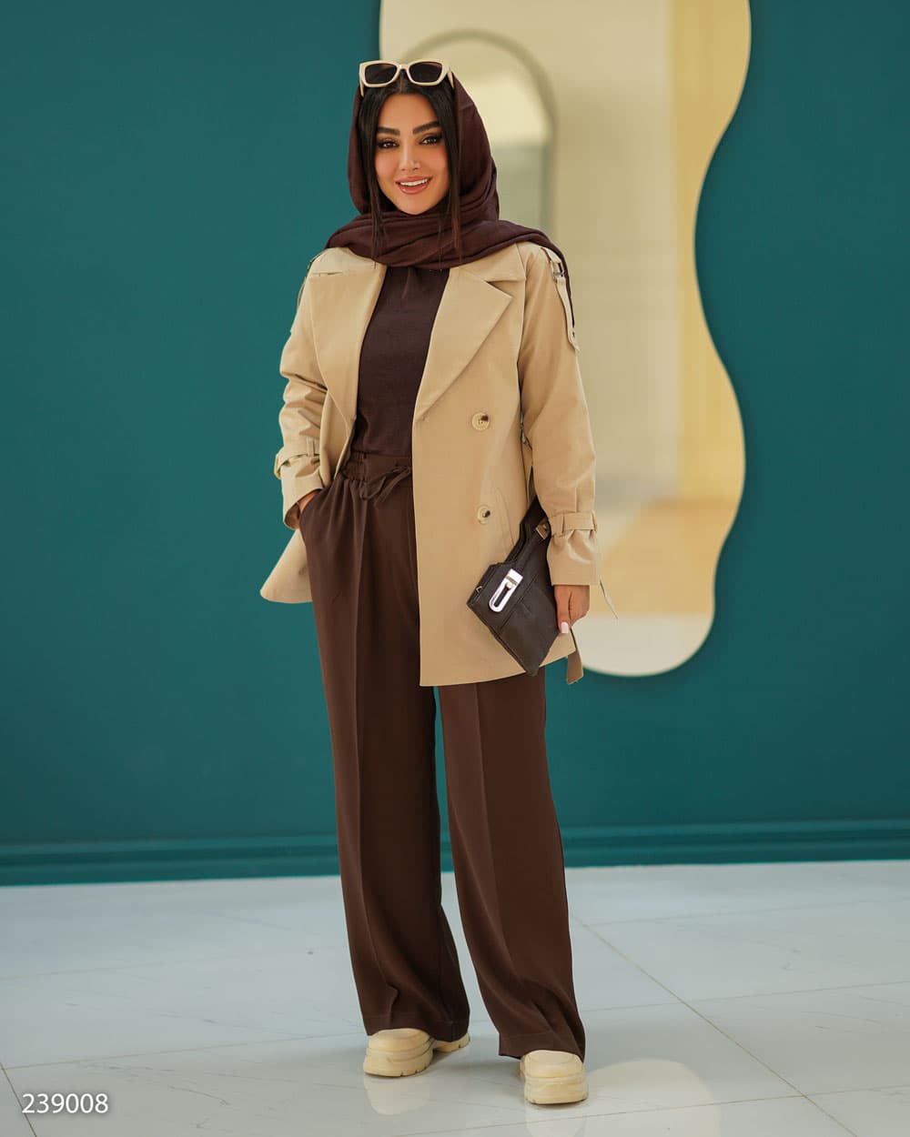 بارانی زنانه مدل آرات کد 5002390 — تصویر ۷