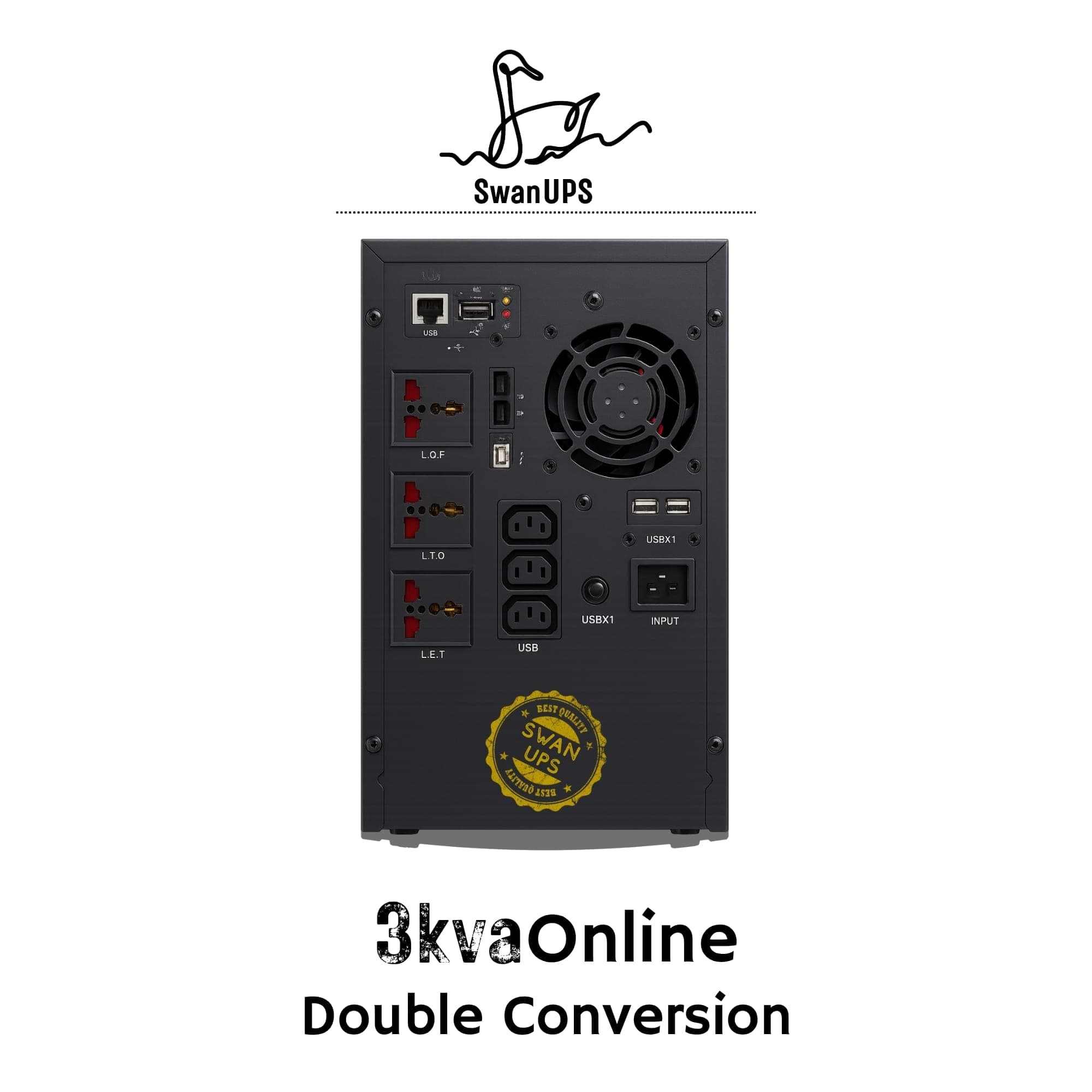 UPS 3kva online یو پی اس 3 کاوا آنلاین دابل کانورژن سوآن یو پی اس — تصویر ۴
