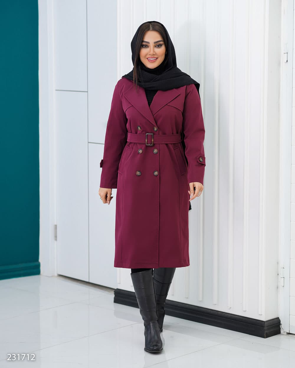 بارانی زنانه مدل تابنده کد 5002317 — تصویر ۱۰