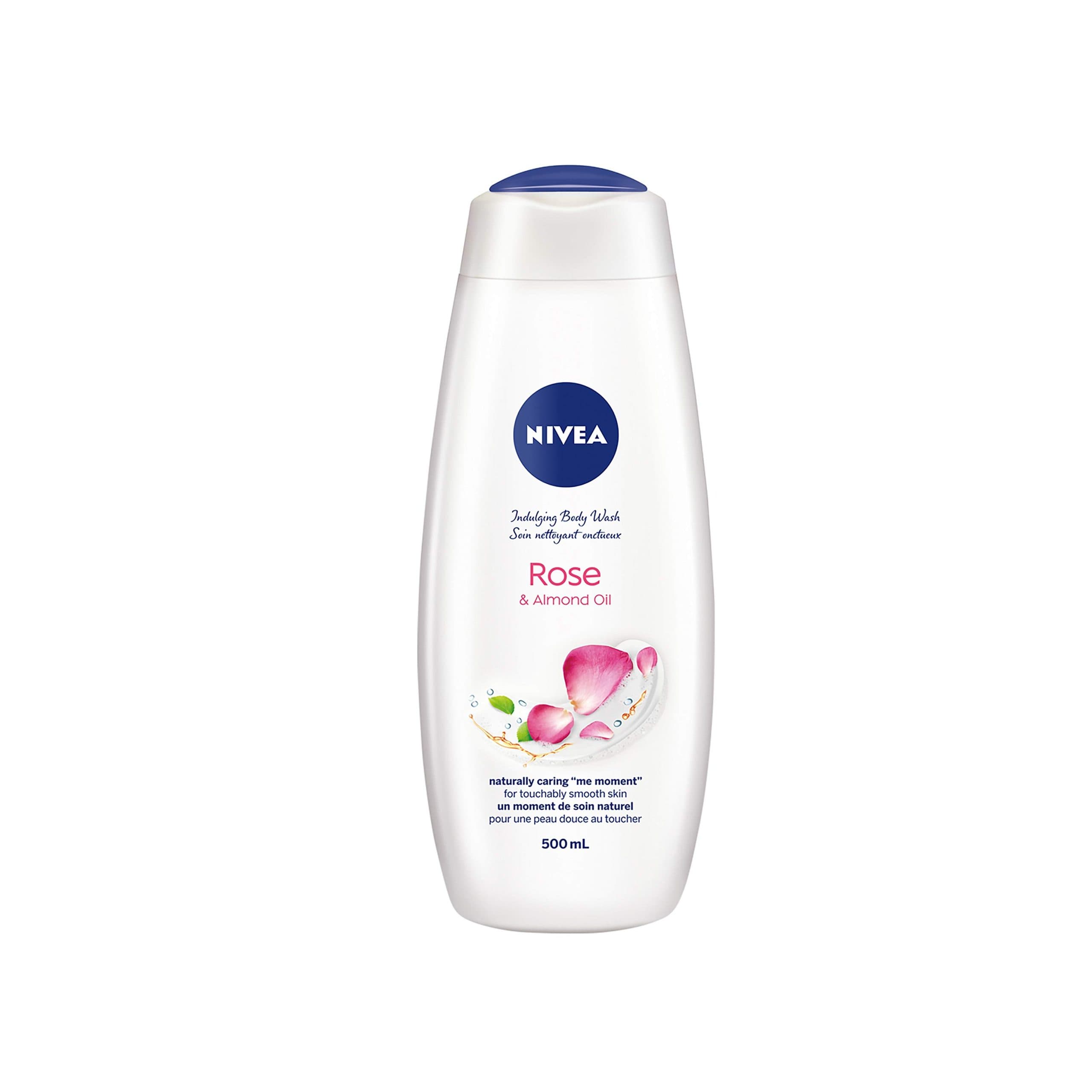 شامپو بدن نیوا مدل Rose & Almond Oil حجم 500 میل