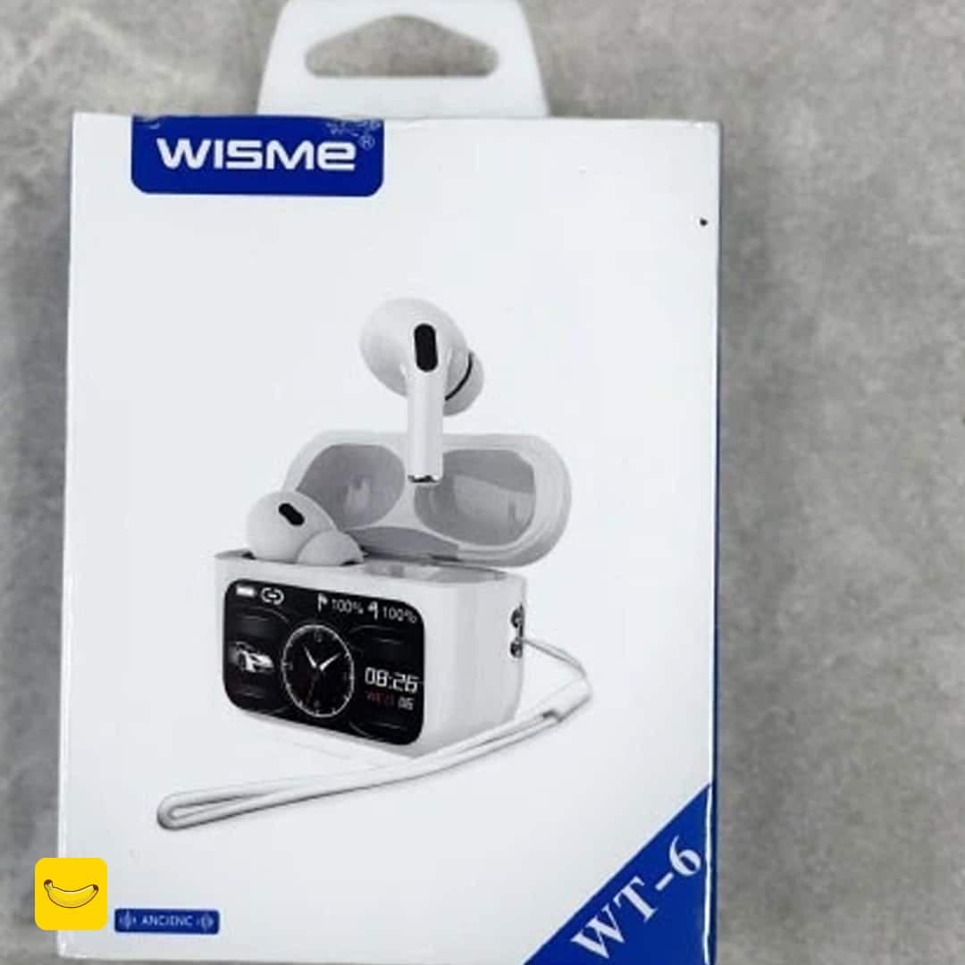 هندزفری بلوتوثی صفحه دیجیتال WISME مدل WT-6 — تصویر ۵