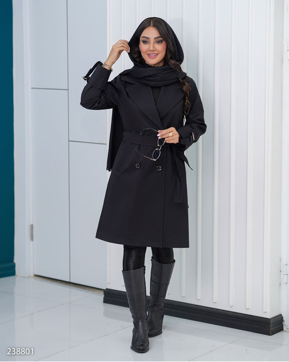 بارانی زنانه مدل بهارام کد 5002388 — تصویر ۸