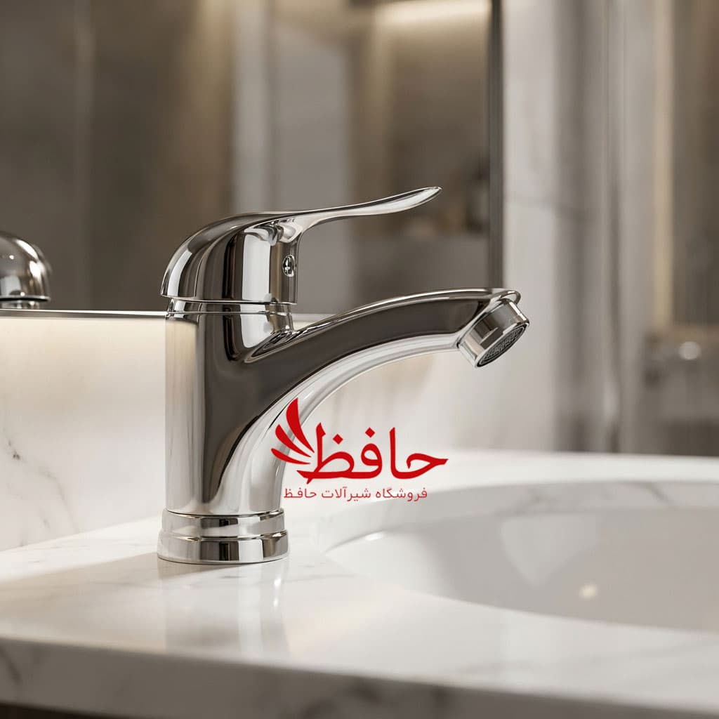 شیر توالت حافظ برند رخشا مدل ۳ عددی به همراه شلنگ — تصویر ۲