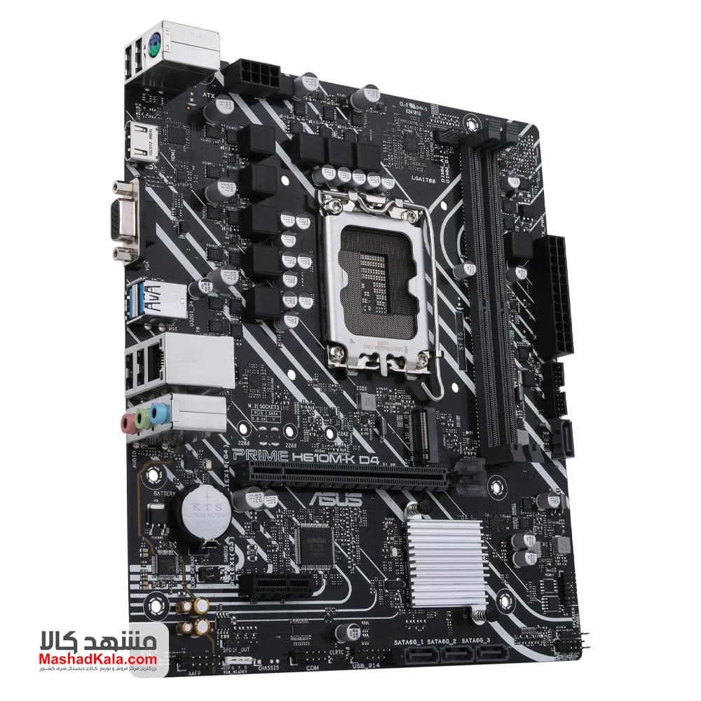 مادربرد ایسوس مدل H610M-A D4 (گارانتی اصلی) — تصویر ۹