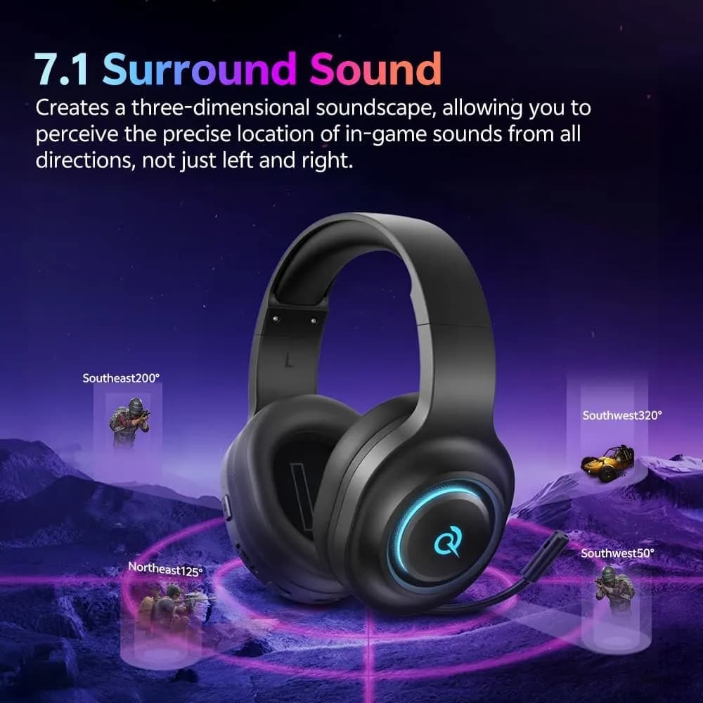 هدفون گیمینگ شیائومی کیو سی وای وی 200 با کابل (QCY Gaming Headset Heroad V200 With Cable) — تصویر ۱۰