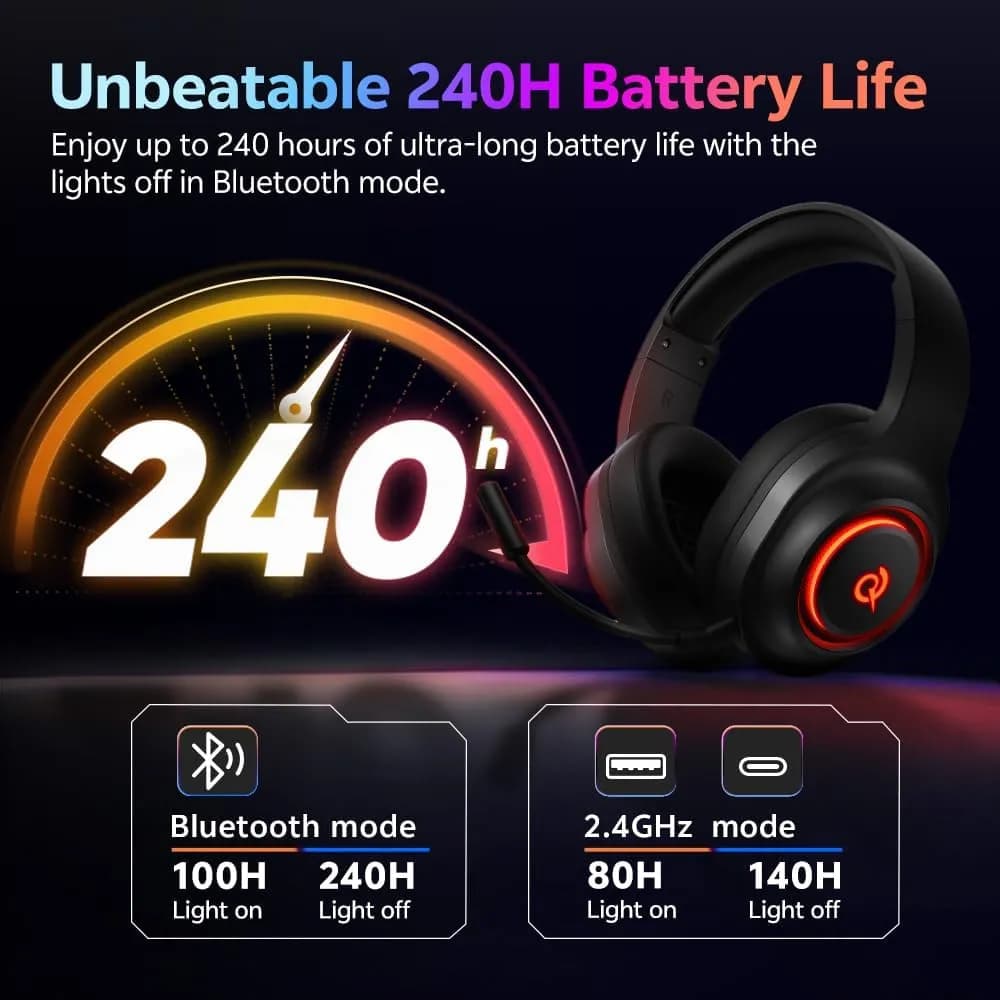 هدفون گیمینگ شیائومی کیو سی وای وی 200 با کابل (QCY Gaming Headset Heroad V200 With Cable) — تصویر ۷