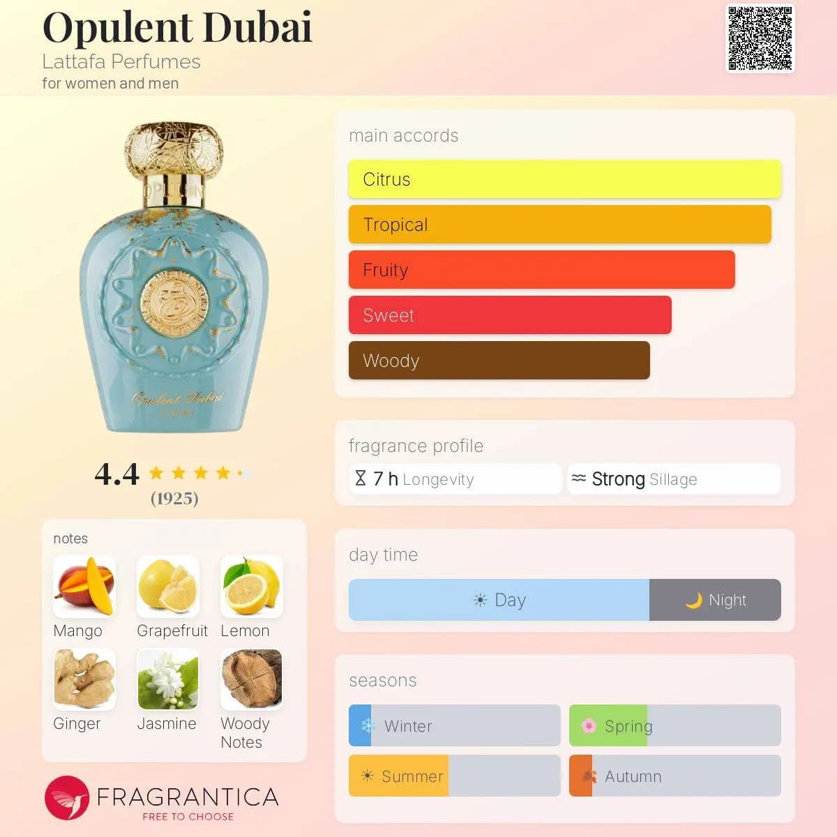 ادکلن آپولنت دبی لطافه حجم 100 میلی لیتر اورجینال | Opulent Dubai Lattafa — تصویر ۴