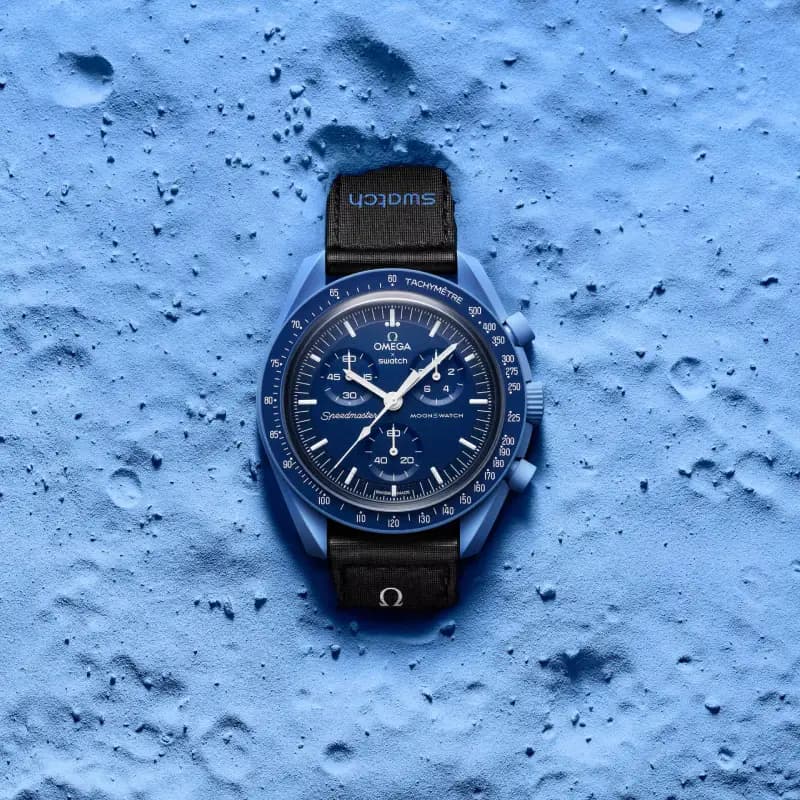 امگا × سواچ MoonSwatch Mission to Neptune | رفرنس SO33N100 — تصویر ۲