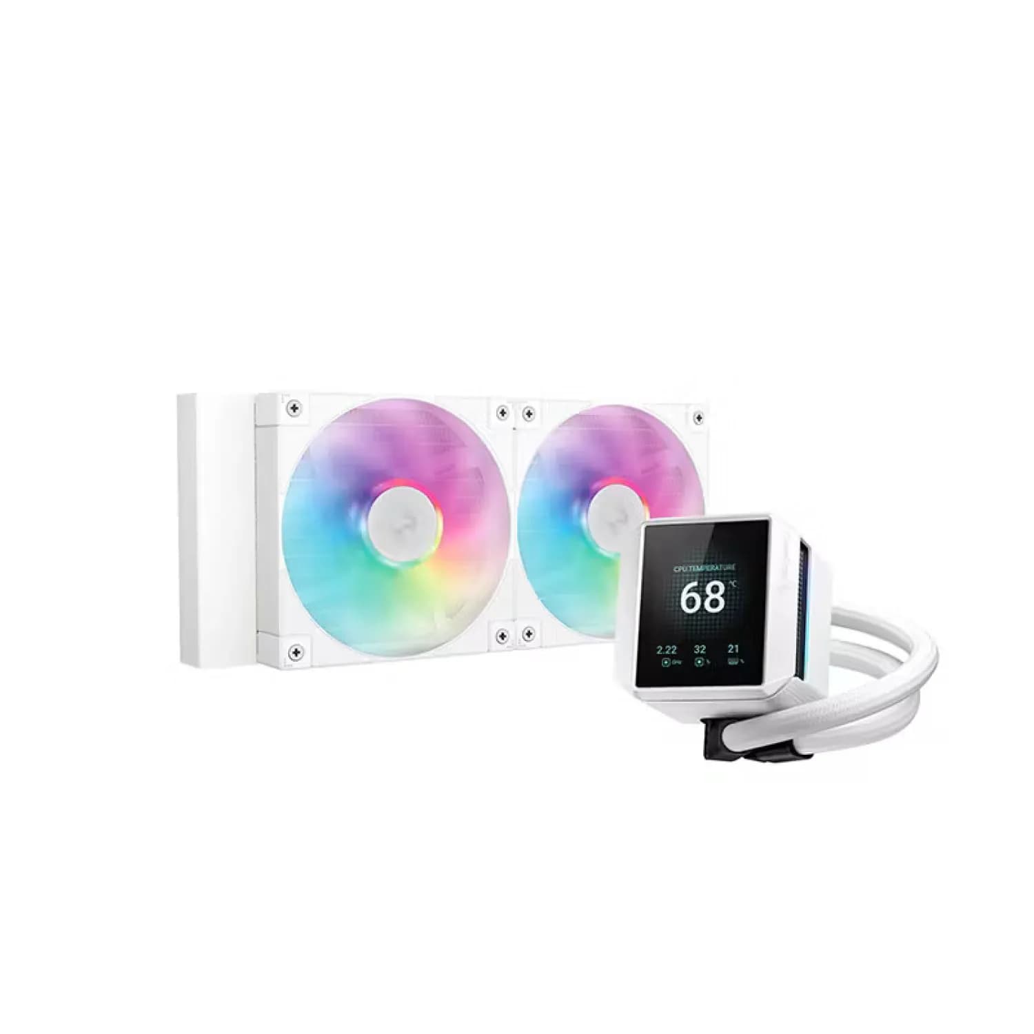 DeepCool MYSTIQUE 240 ARGB – White