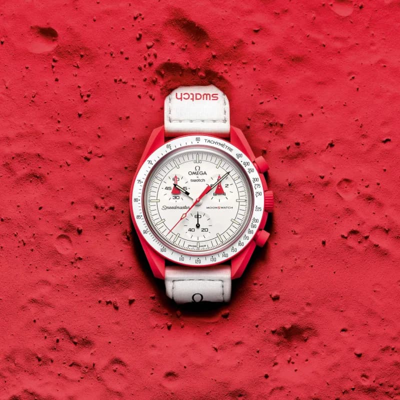 امگا × سواچ MoonSwatch Mission to Mars | رفرنس SO33R100 — تصویر ۲