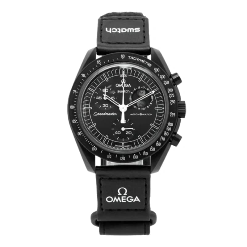 امگا × سواچ MoonSwatch Mission to the Moonphase – New Moon «Snoopy» | رفرنس SO33B700