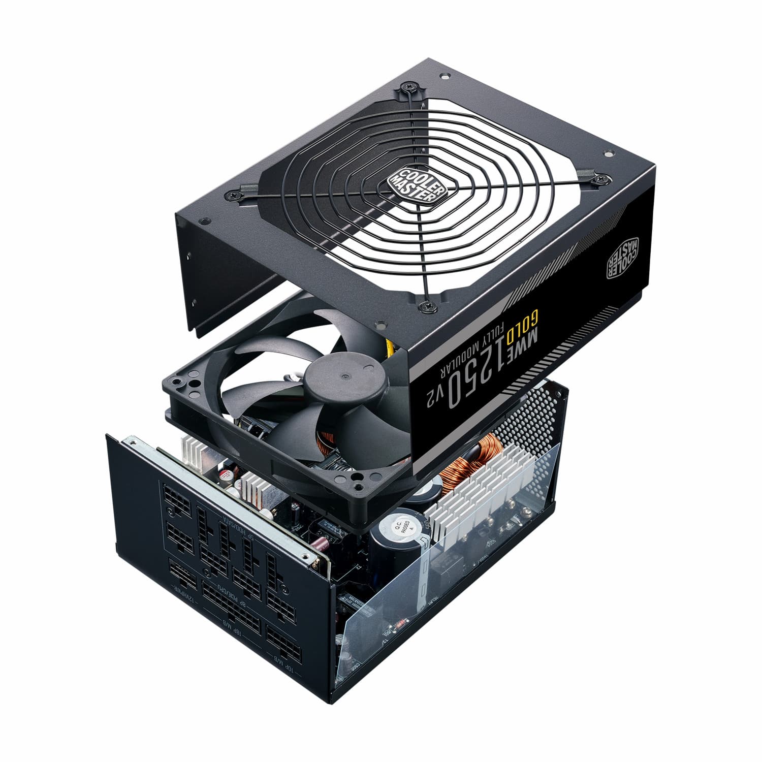 Cooler Master MWE GOLD 1250 V2 (ATX3.0) – Black (استوک) — تصویر ۶