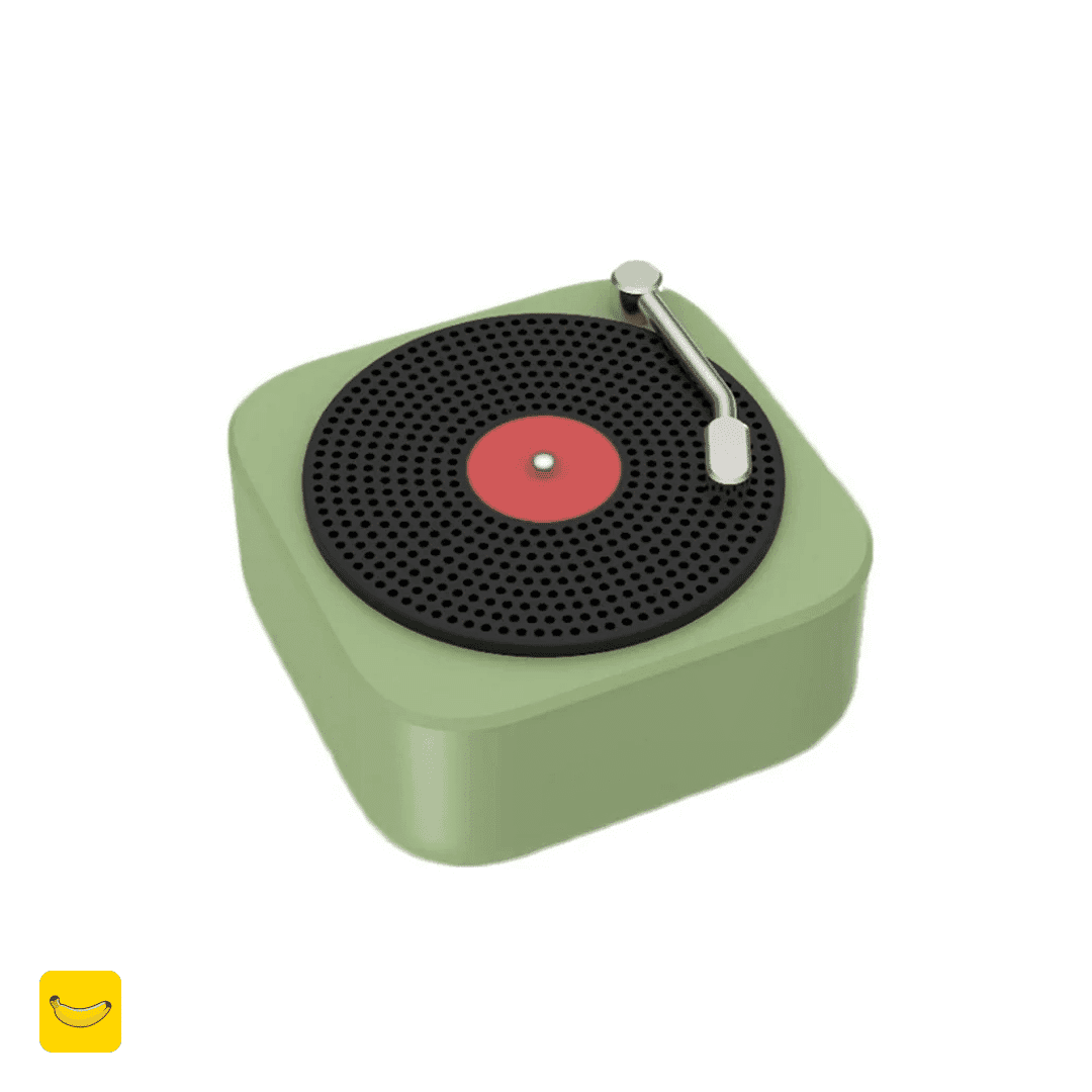 اسپیکر مینی طرح گرامافون مدل BD-BS-01 — تصویر ۲