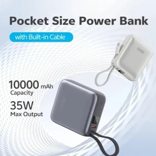 پاوربانک شیائومی کیو سی وای 10000 میلیآمپر ساعتی (QCY Power Bank 35W PB10C) — تصویر ۶