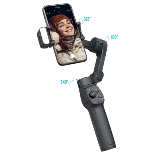 پایه نگهدارنده گیمبال استابلایزر 3 محوره پرودو (PORODO 3-AXIS GIMBAL STABLIZER Magnetic Fill Light) — تصویر ۱۰