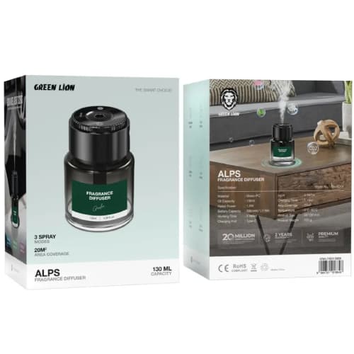خوشبو کننده هوا گرین لاین آلپ 130 میلی لیتر (Green Lion Alps Fragrance Diffuser 130ml GN-AD14) — تصویر ۲