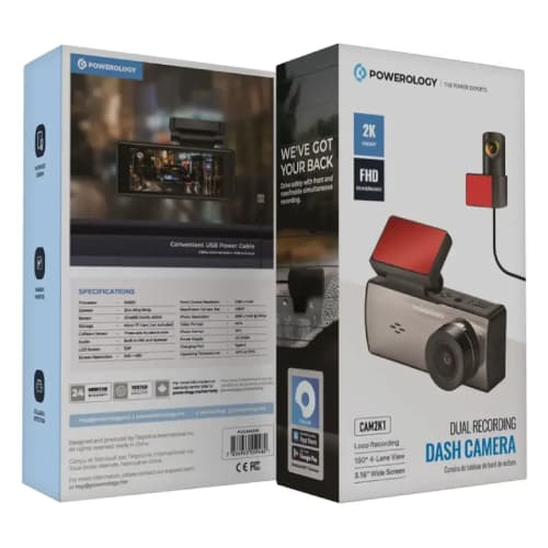 دوربین ثبت وقایع دوگانه اتومبیل پاورولوژی (Powerology Dual Recording Dash Camera PDCAM2K1) — تصویر ۱۲