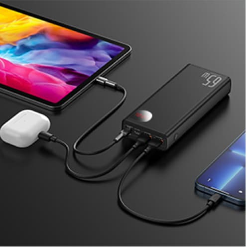 پاوربانک 20000 باسئوس 65 وات (Baseus Powerbank Adaman Metal 20000mAh 65w PPADM65) — تصویر ۱۰