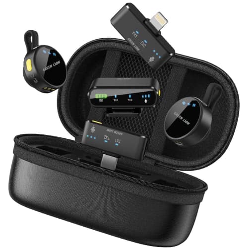 میکروفون تولید محتوا گرین لاین (Green Lion GM-85X 3in1 Microphone) — تصویر ۹