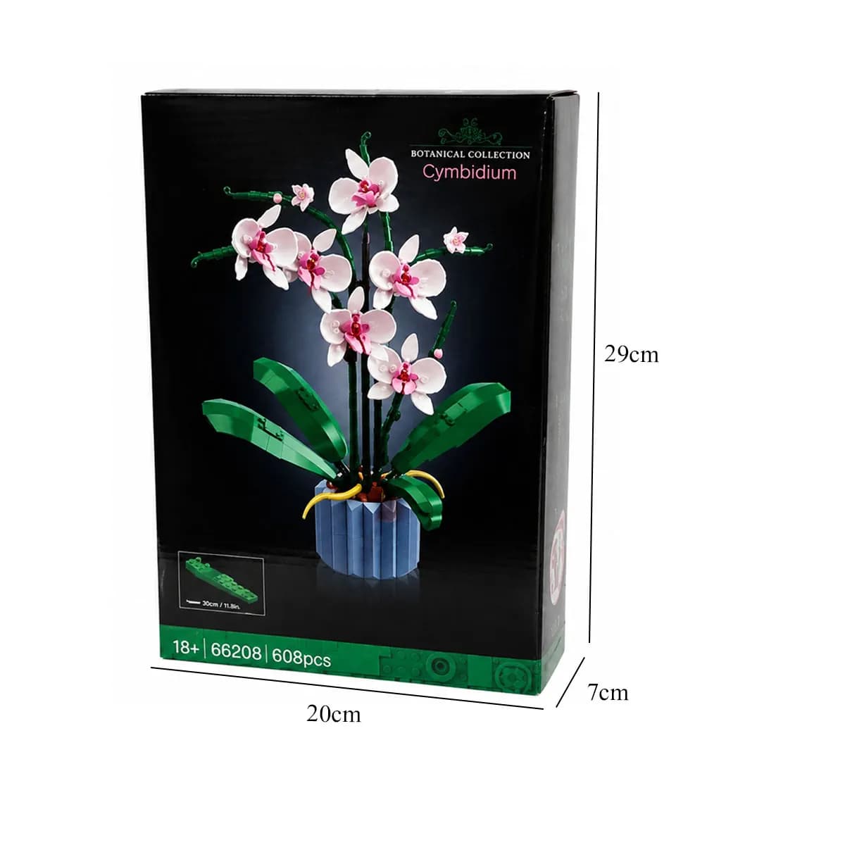 لگو گل ارکیده 608 قطعه ای کد 66208 — تصویر ۲