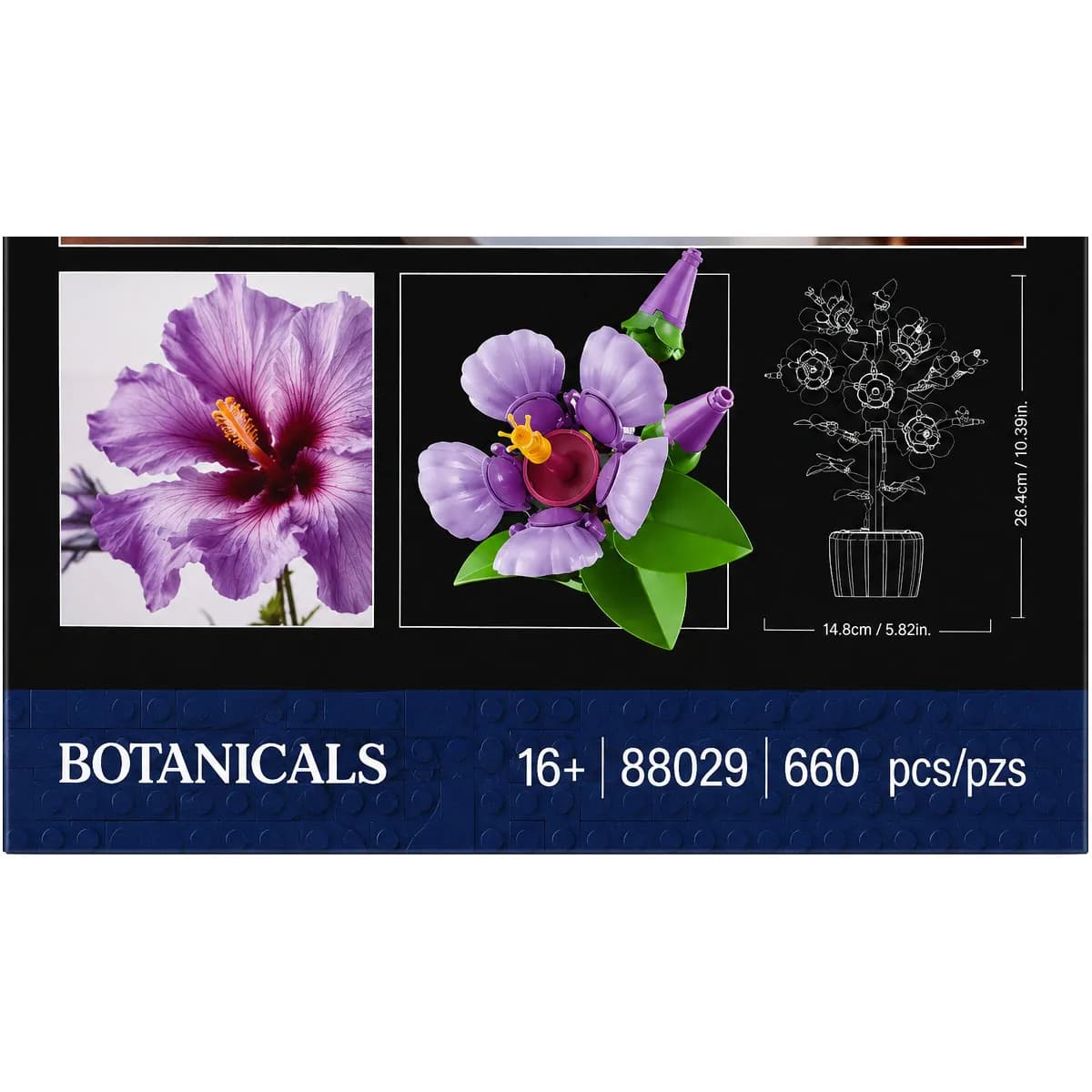 لگو لگ ارکیده 660 قطعه ای کد 88029 — تصویر ۴
