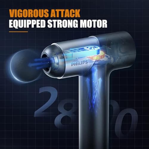 ماساژور ورزشی تفنگی فیلیپس (PHILIPS Sport Massage Gun PPM 7323) — تصویر ۸