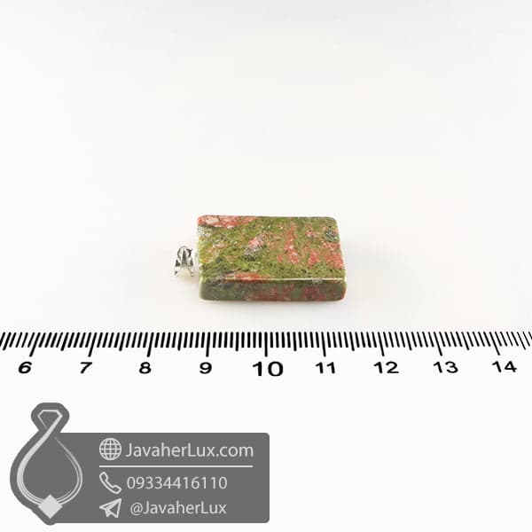 گردنبند سنگ اوناکیت _ کد : 400724 — تصویر ۶