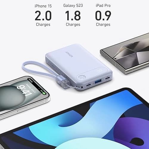 پاوربانک 10000 توان 22.5 وات انکر (Anker PowerBank A1257) — تصویر ۴