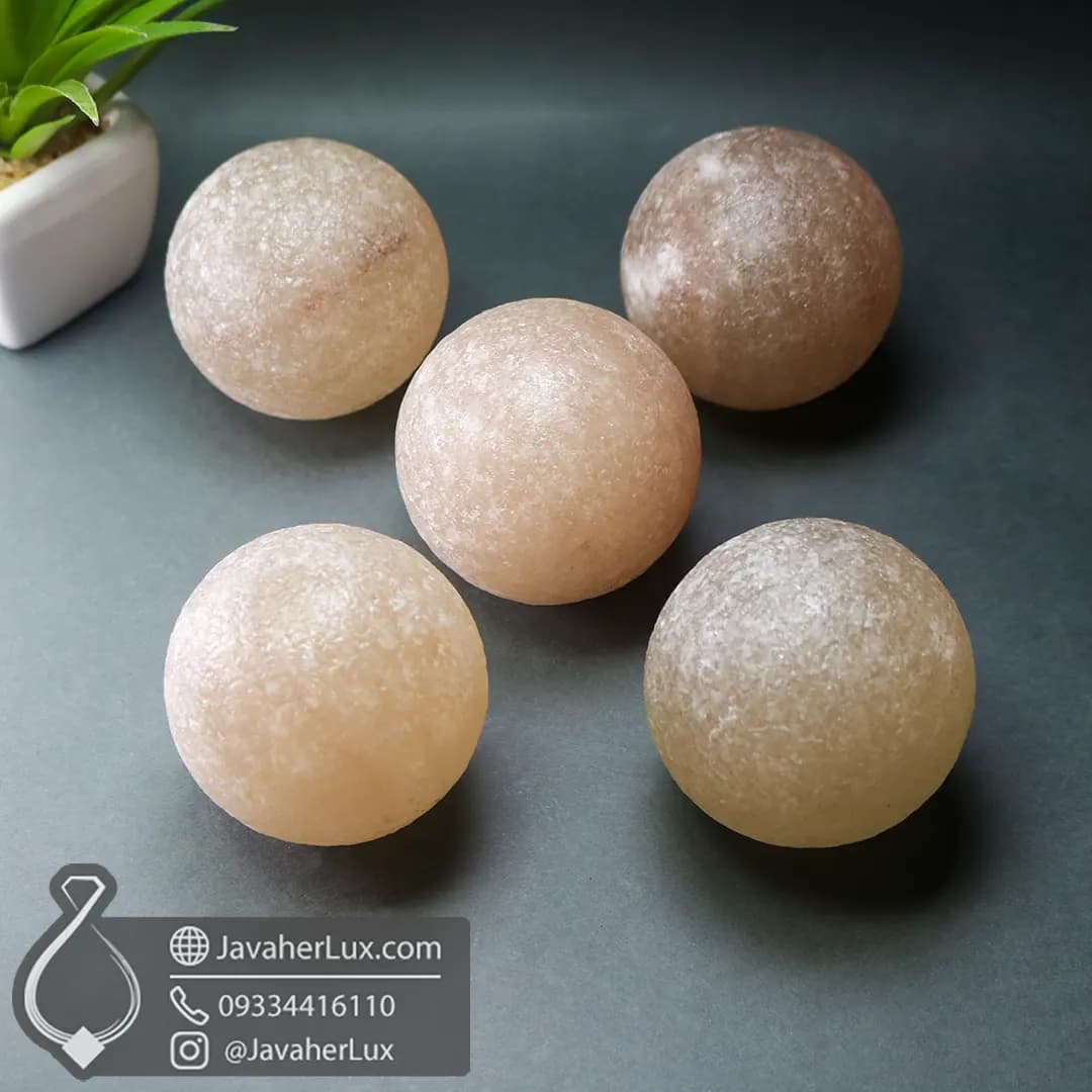 صابون ماساژ سنگ نمک هالیت تراش گوی _ کد : 400659 — تصویر ۲
