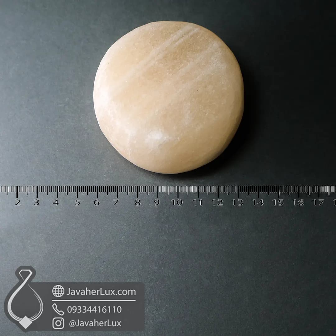 صابون ماساژ سنگ نمک هالیت تراش گرد _ کد : 400629 — تصویر ۴