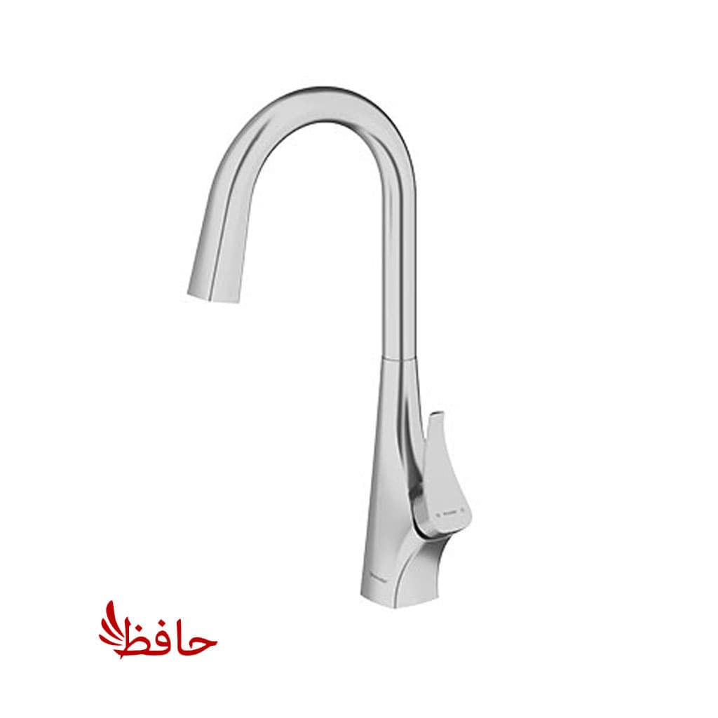 شیر ظرفشویی شاوری مخفی شودر مدل آیدر کروم مات