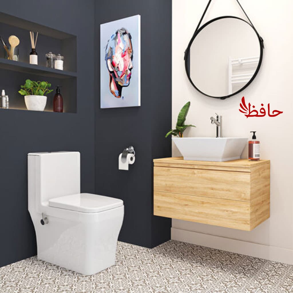 توالت فرنگی کرد مدل آرتا درجه 1 رنگ طوسی — تصویر ۶