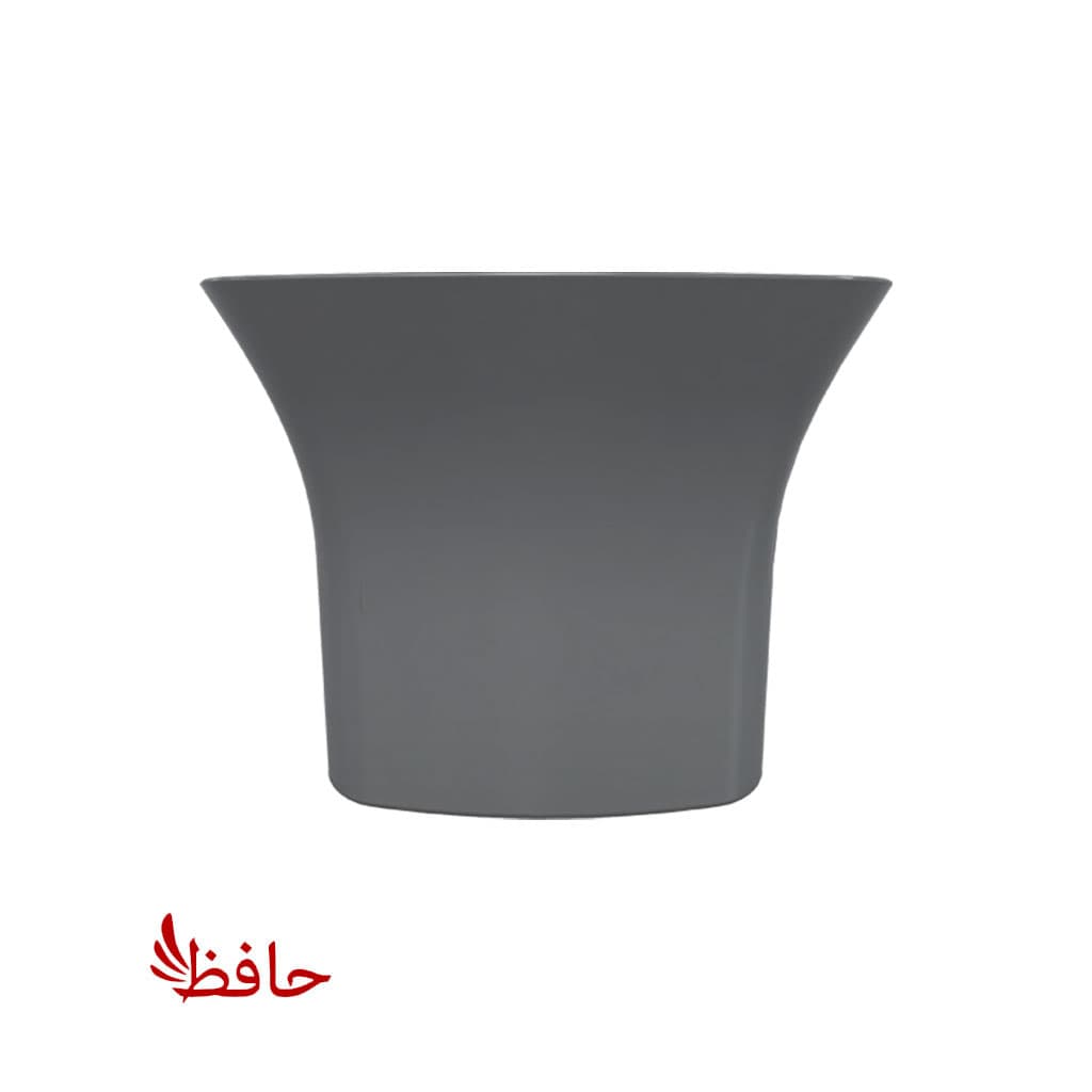 روشویی نیم پایه کرد مدل آرتا درجه 1 رنگ طوسی — تصویر ۳