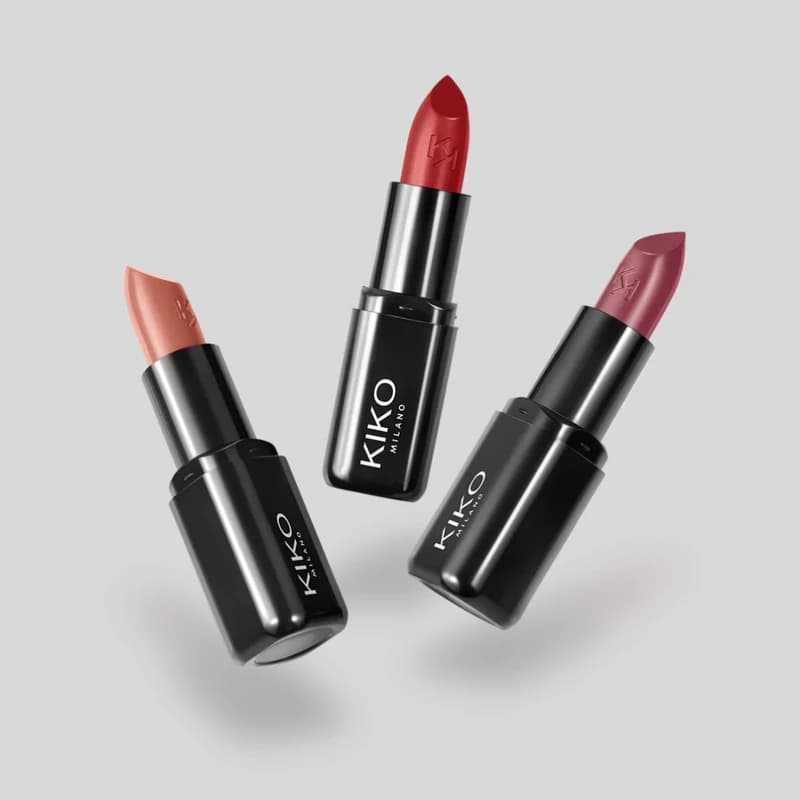 رژ لب جامد کیکو میلانو مدل Smart Fusion Lipstick ست 3 عددی — تصویر ۳